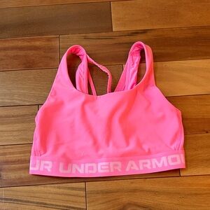 Under Armour Neon Pink Sports Bra